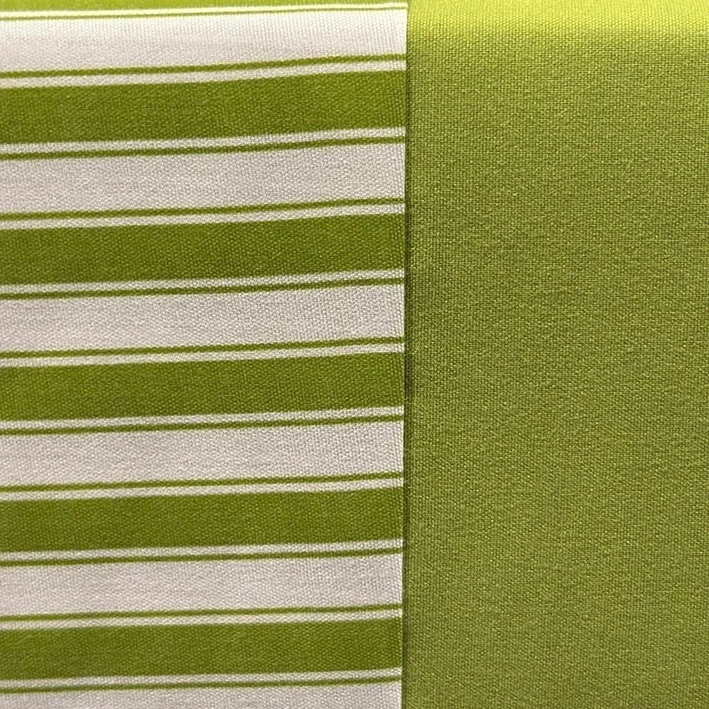 Transitional at Home 6pc King Sheet spring green with white stripes